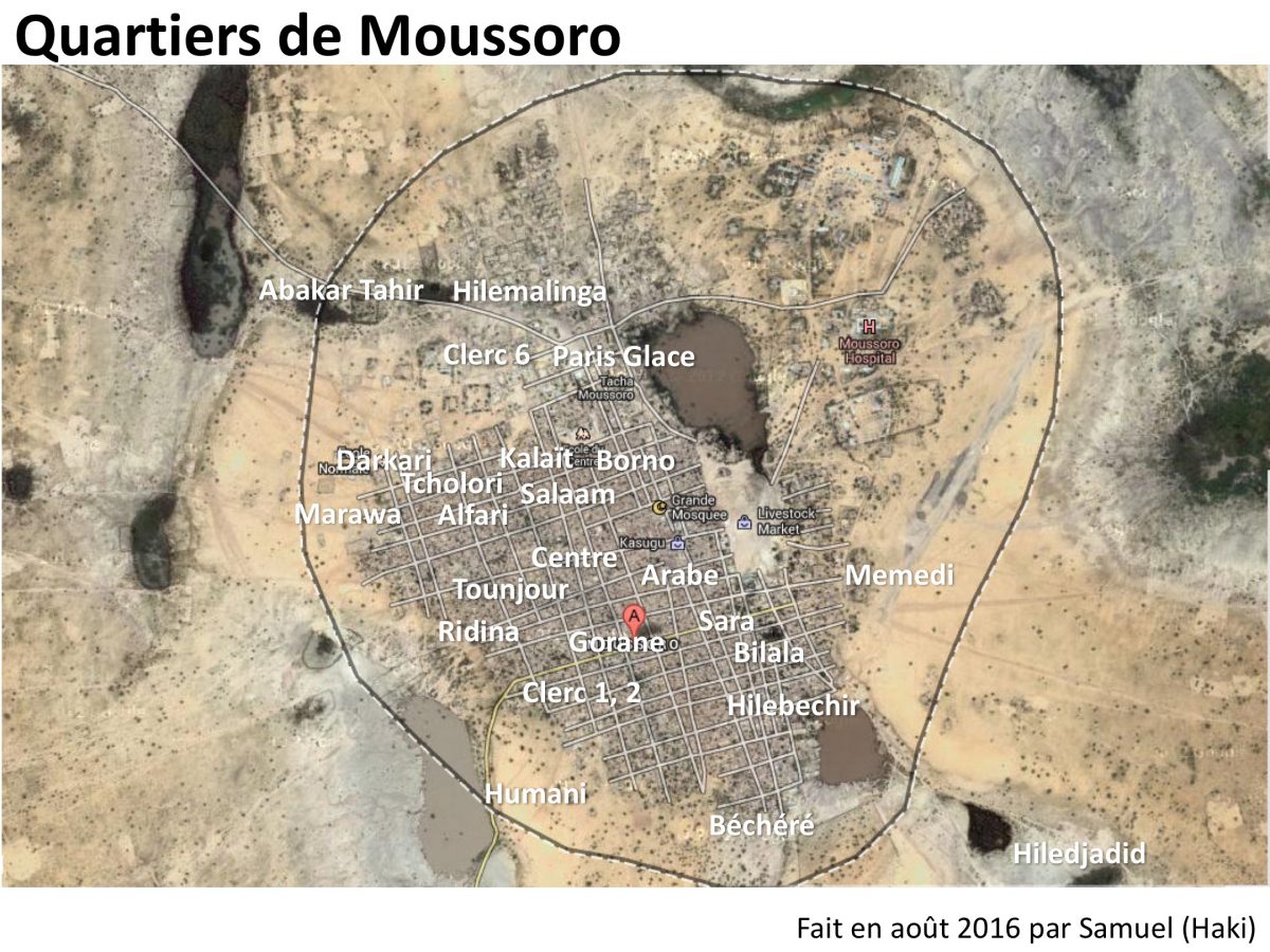 Moussoro Map Association Service au Sahel