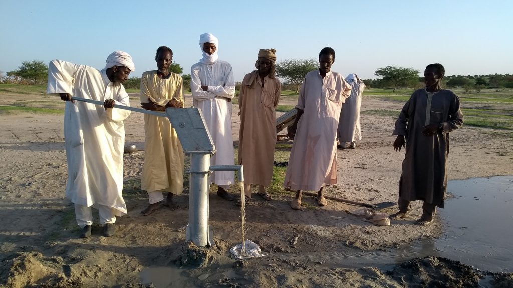 Hand pump well 20km away from Moussoro